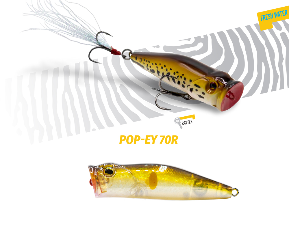 POPPER POP-EY 70 R 7cm 19.5gr Alburno Flash