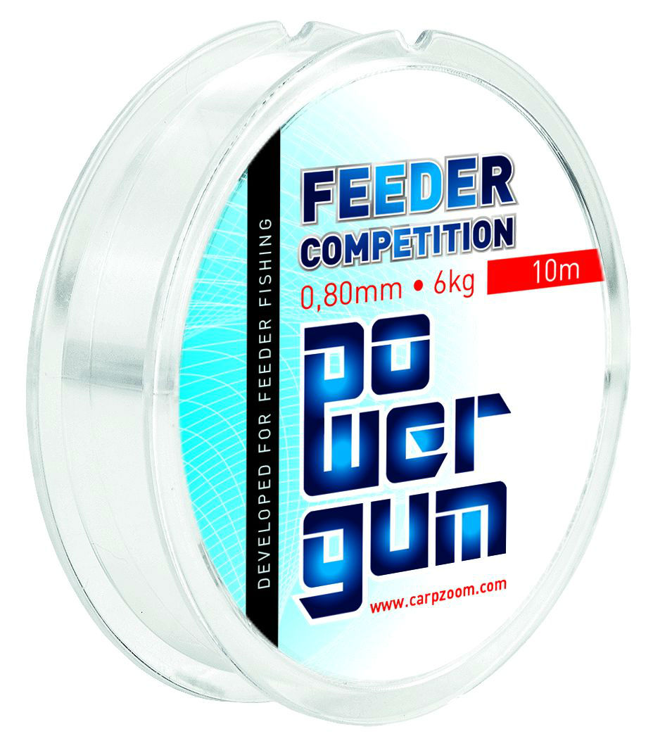 POWER GUM FEEDER 10m 0.80mm 6kg transparent
