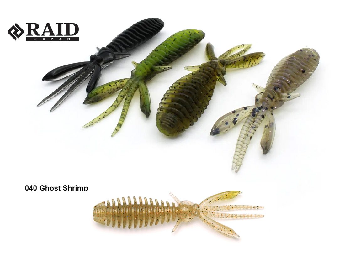 RAID EGUBUG 2.5 6.3cm 040 Ghost Shrimp