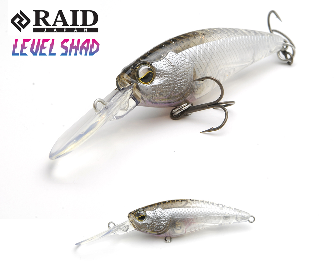 RAID LEVEL SHAD 50.3mm 4.3gr Su 030 Real Ginkuro