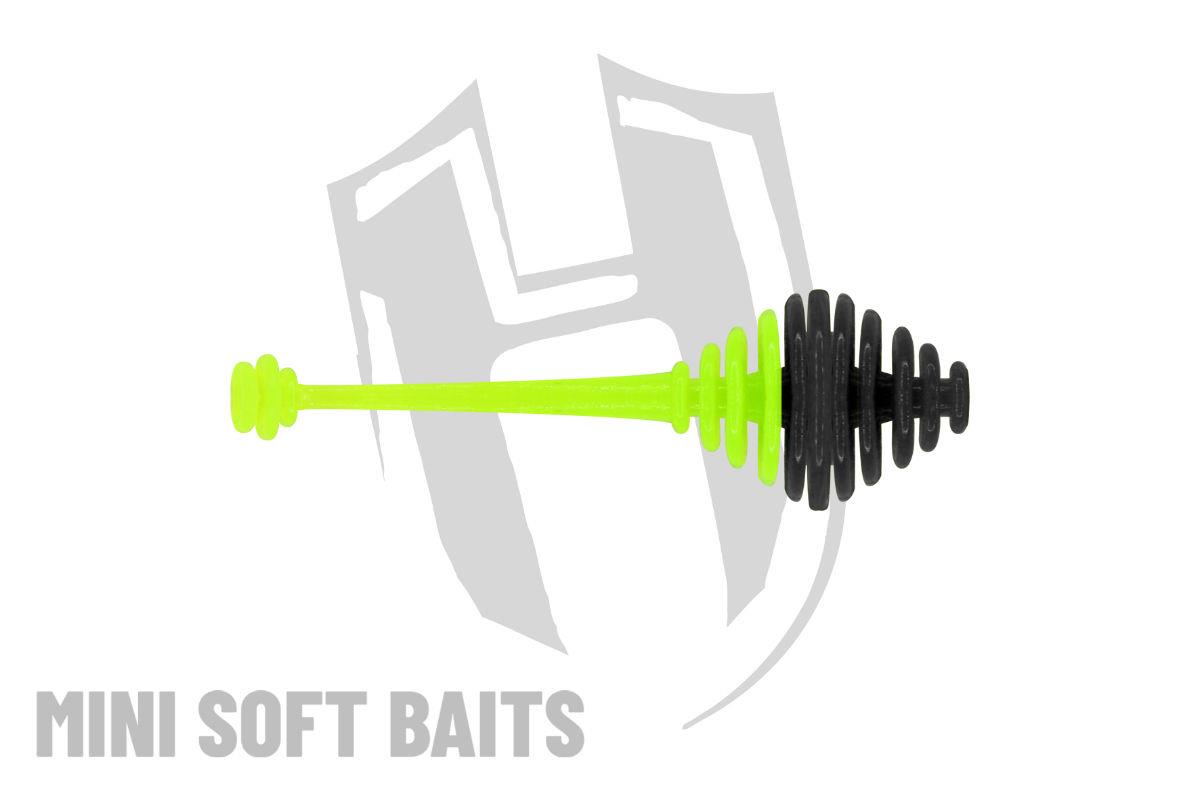 RINGO TAIL 50mm CRAB Black Chartreuse