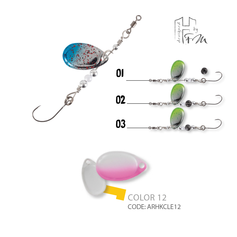 ROTATIVA CLEVER SPIN 1.5gr Culoare 12 White Pink