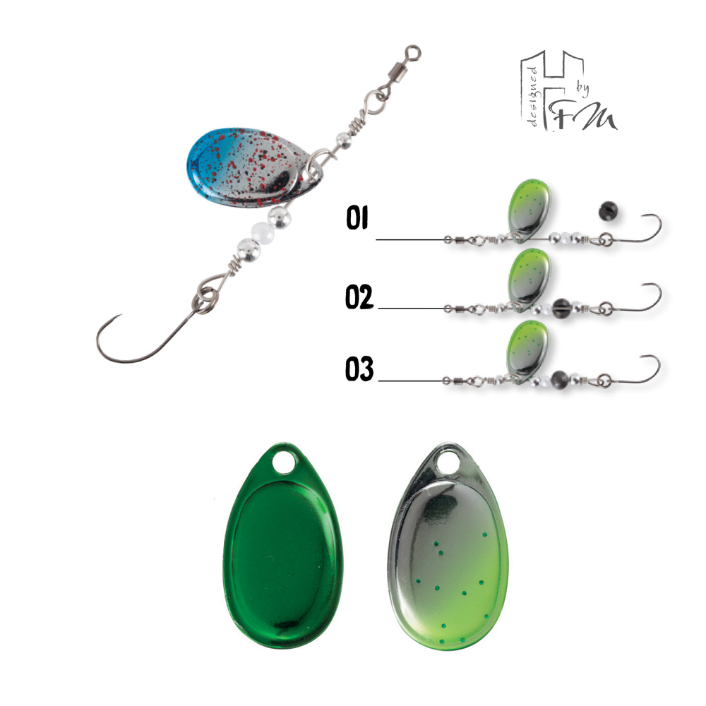 ROTATIVA CLEVER SPIN 1.5gr Culoare 34 Chartreuse Impact