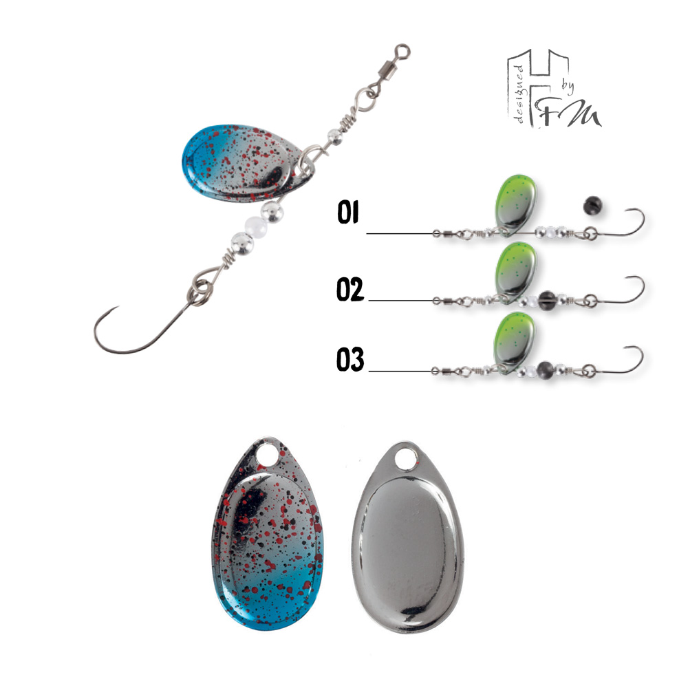 ROTATIVA CLEVER SPIN 1.5gr Culoare 35 Skynet Silver