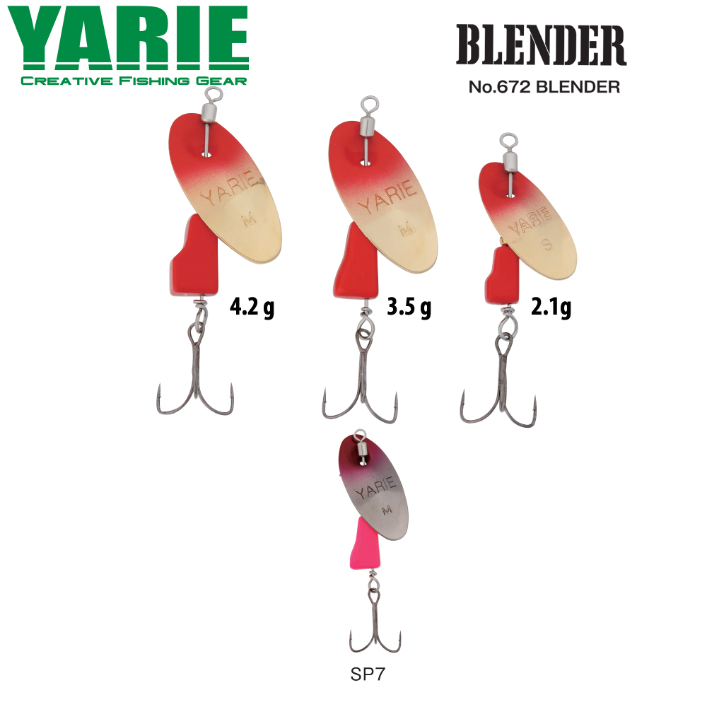 ROTATIVA YARIE 672 BLENDER 3.5gr Culoare SP7 Pink/Pink