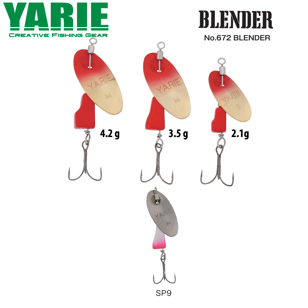 ROTATIVA YARIE 672 BLENDER 4.2gr Culoare SP9 Silver Pink