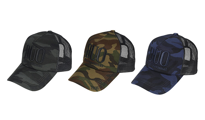 SAPKA DUO TRUCKER MESH CAP 19 Navy Camo