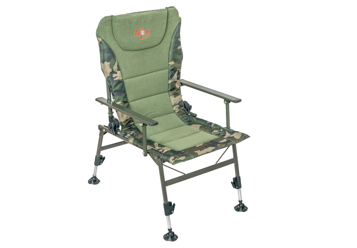 SCAUN CARP ZOOM FULL COMFORT BOILIE ARMCHAIR 63x60x38/100cm Camou/Fleece