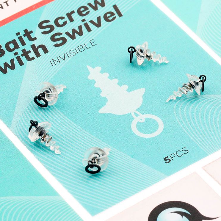 Sedo Invisible Baits Screw with Swivel