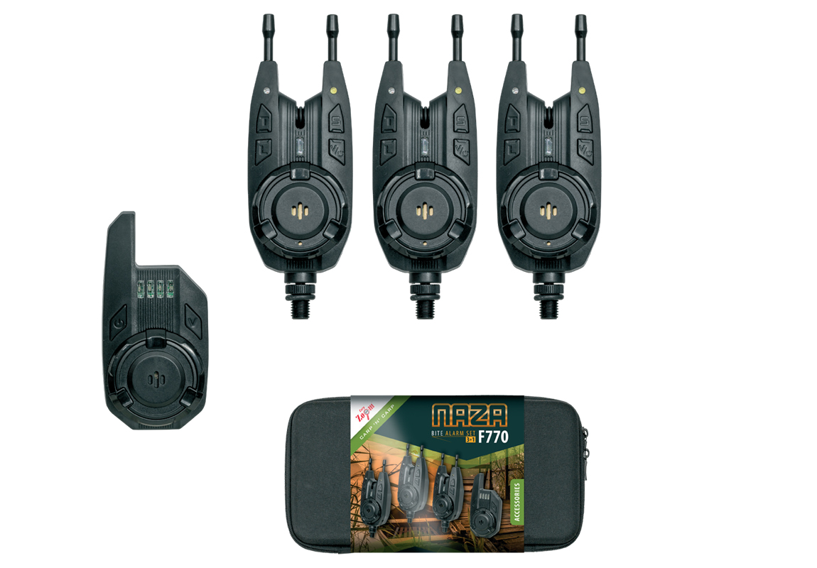 SET AVERTIZORI CARP ZOOM NAZA F770 3+1