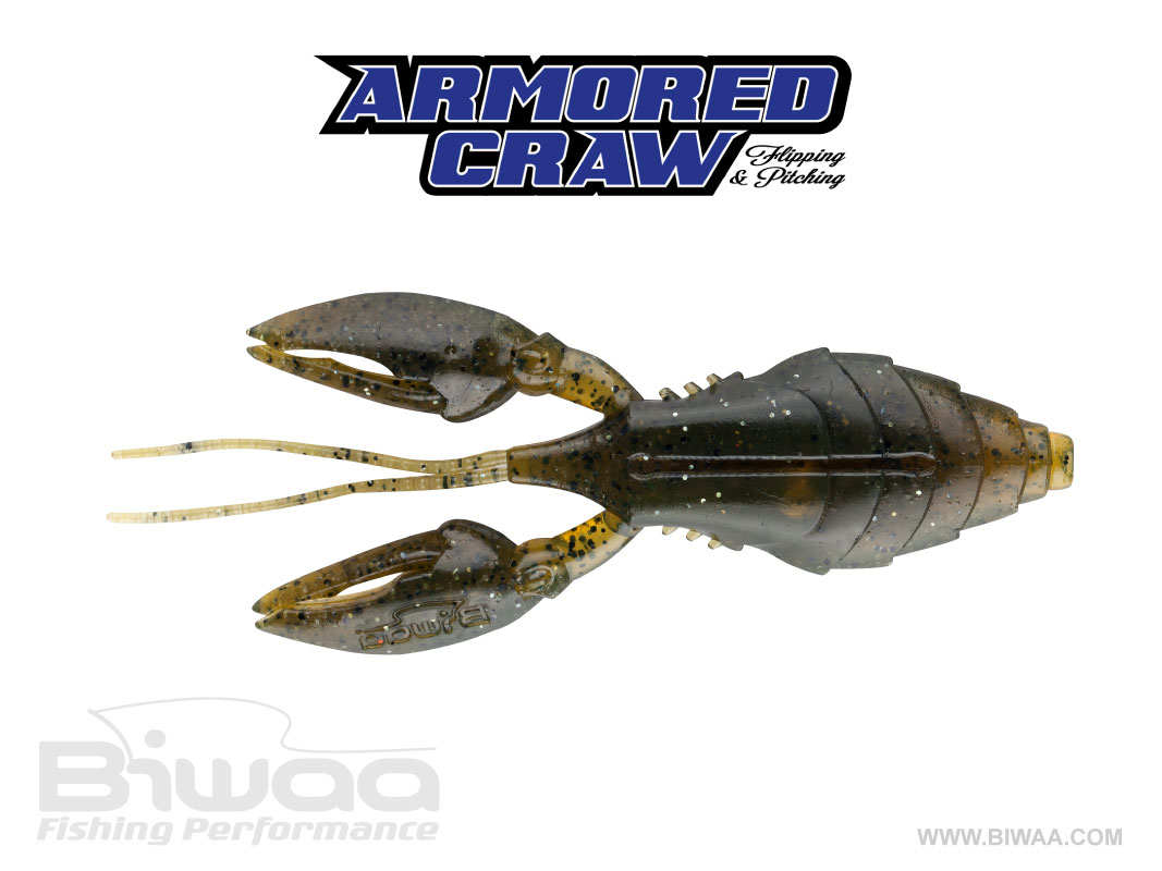 SHAD ARMORED CRAW 3 7.5cm 02 Green Pumpkin