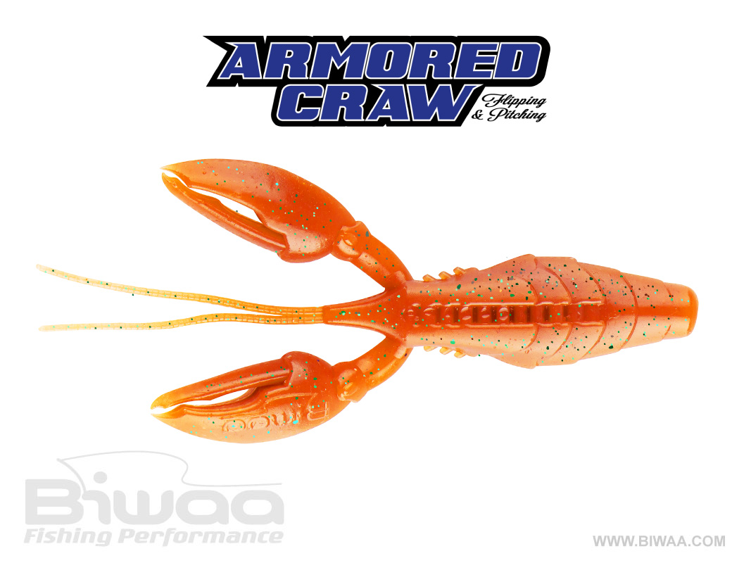 SHAD ARMORED CRAW 3 7.5cm 03 Orange Green