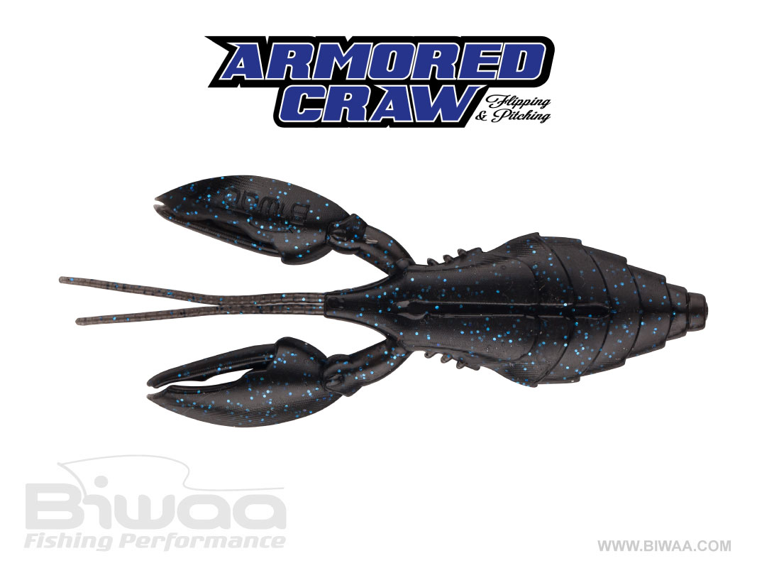 SHAD ARMORED CRAW 3 7.5cm 10 Black & Blue