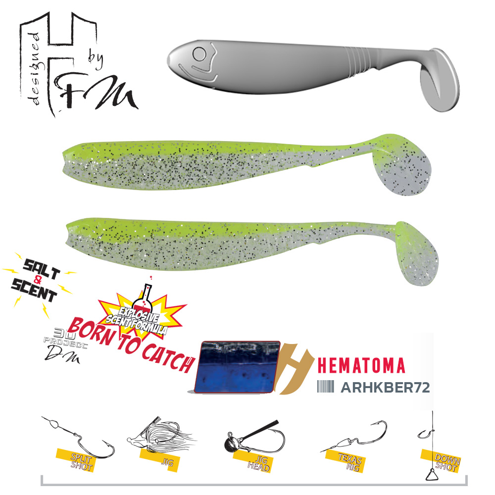 SHAD BENJO R 3.6 9cm Flash Minnow