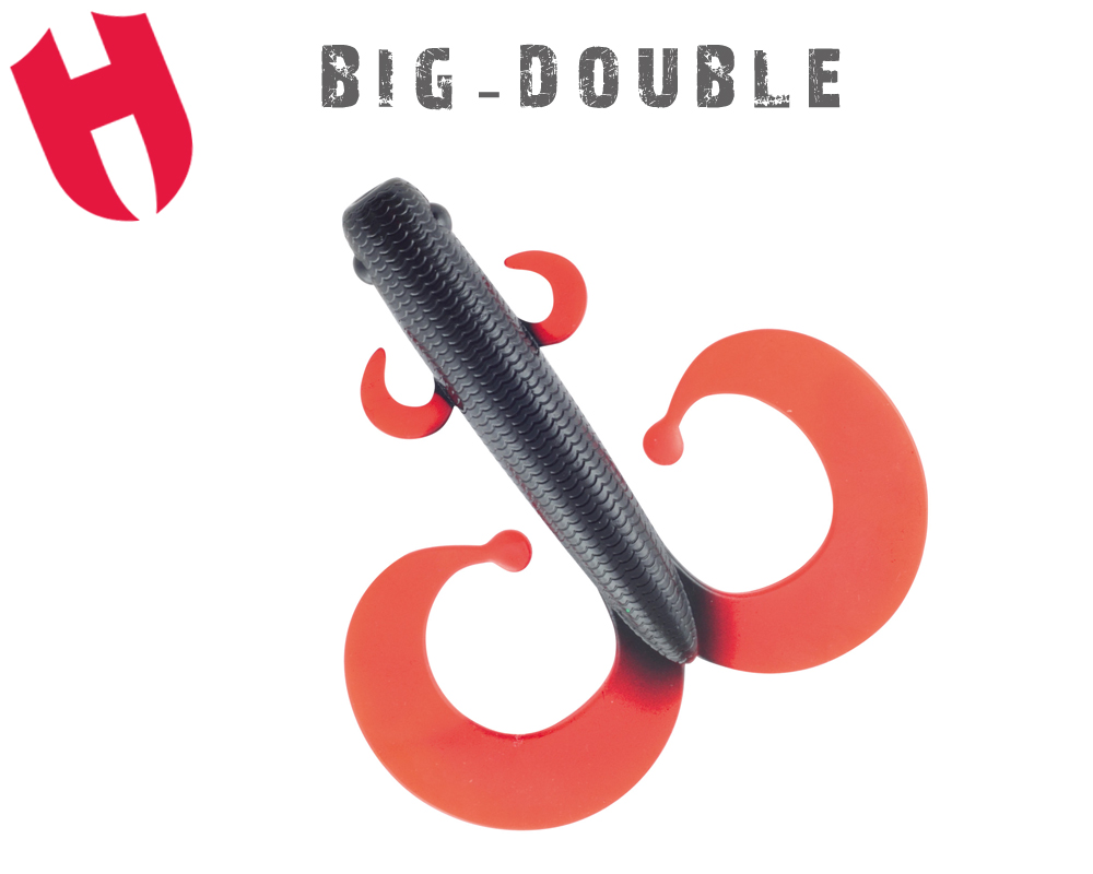 SHAD BIG DOUBLE 15cm BLACK RED