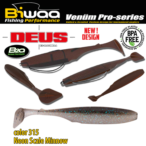 SHAD DEUS 3 7.5cm 315 Neon Scale Minnow