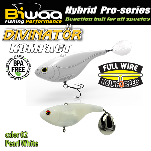 SHAD DIVINATOR KOMPACT 50 5cm 20gr 02 Pearl White