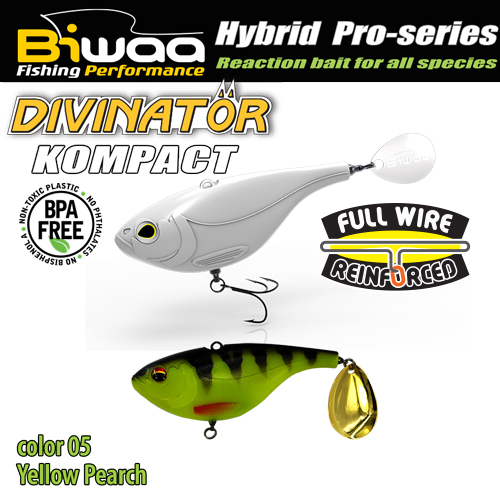 SHAD DIVINATOR KOMPACT 70 7cm 30gr 05 Yellow Perch