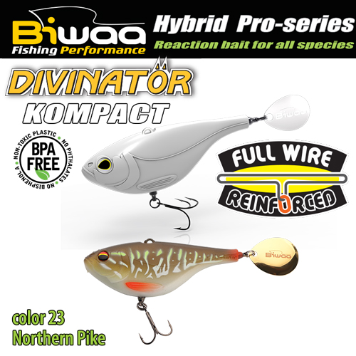 SHAD DIVINATOR KOMPACT 70 7cm 30gr 23 Northern Pike