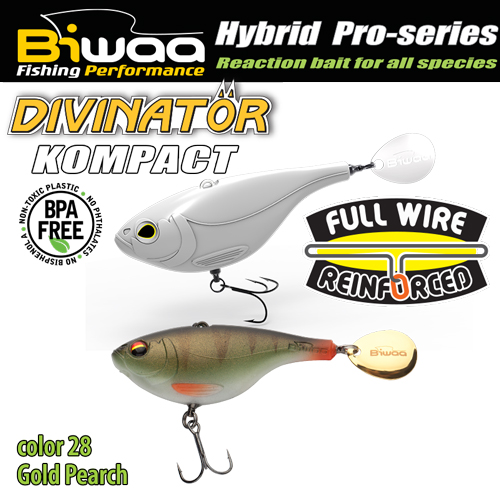 SHAD DIVINATOR KOMPACT 70 7cm 30gr 28 Gold Perch