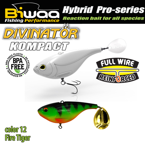 SHAD DIVINATOR KOMPACT 90 9cm 55gr 12 Fire Tiger