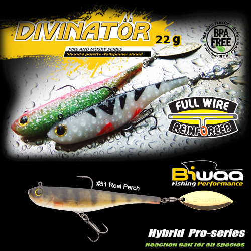 SHAD DIVINATOR MEDIUM 18cm 35gr 51 Real Perch