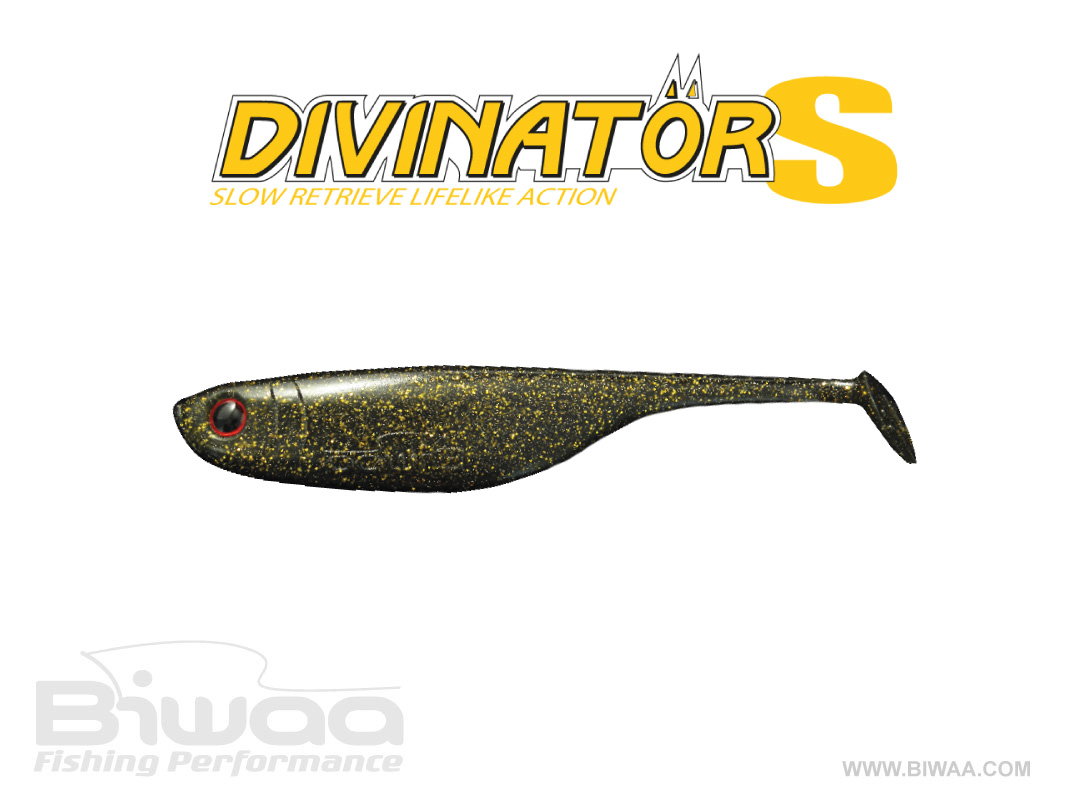 SHAD DIVINATOR S 4 10cm 07 Black Gold
