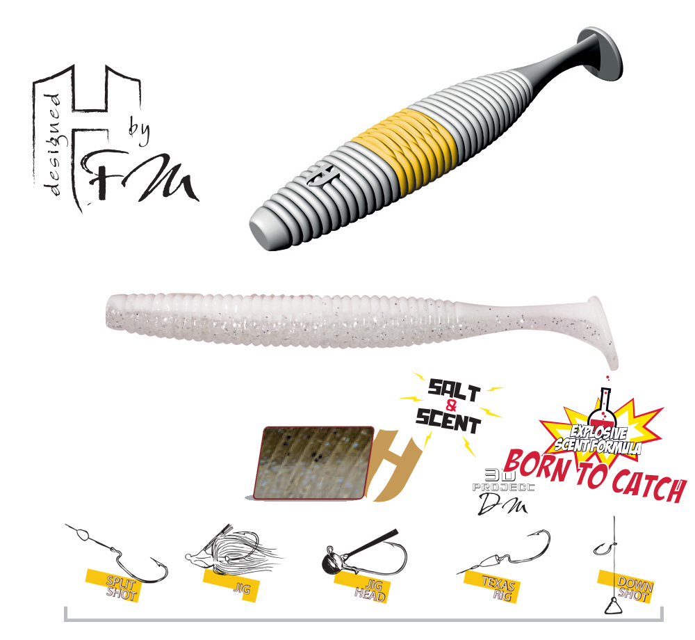SHAD FAT SHAD-OW105 4.2 10.5cm Bokura Magic