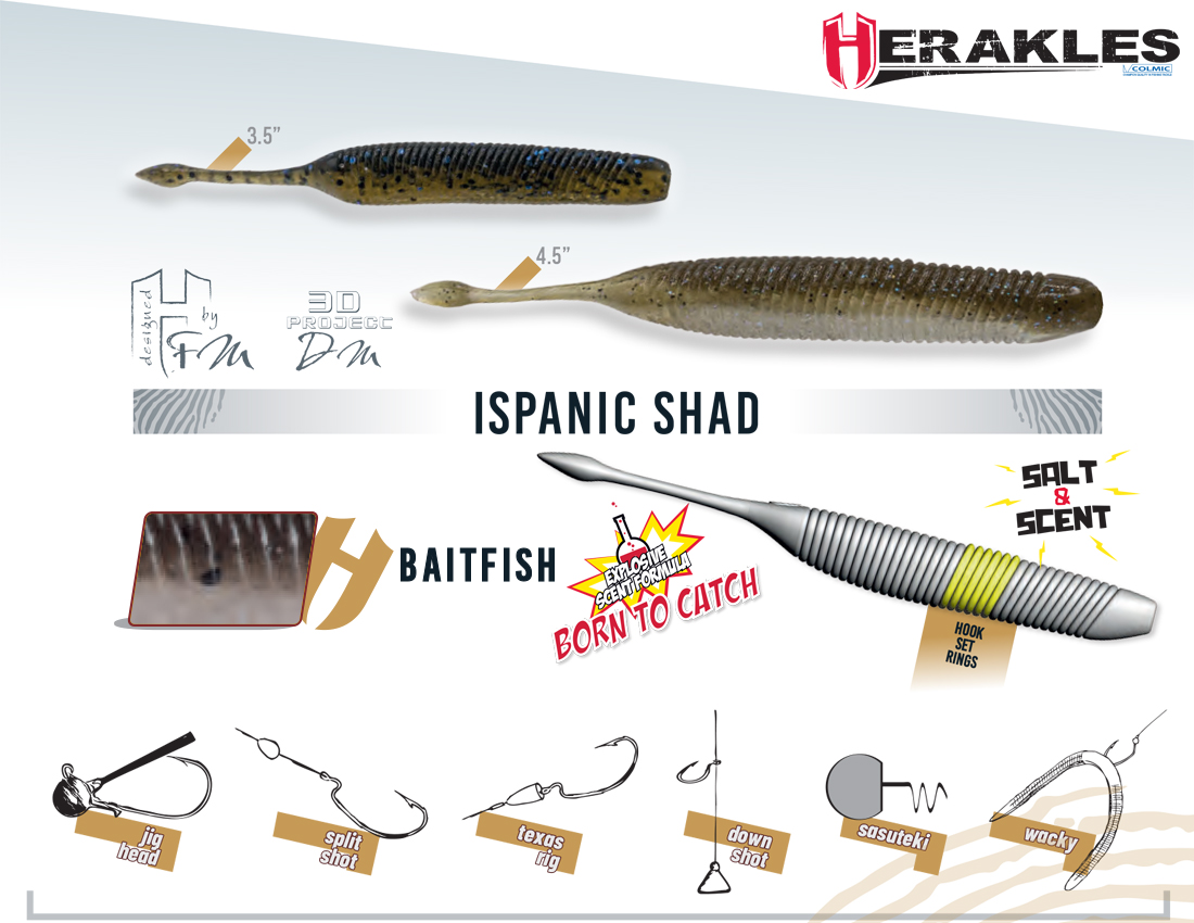 SHAD ISPANIC 4.5 11.4cm Baitfish