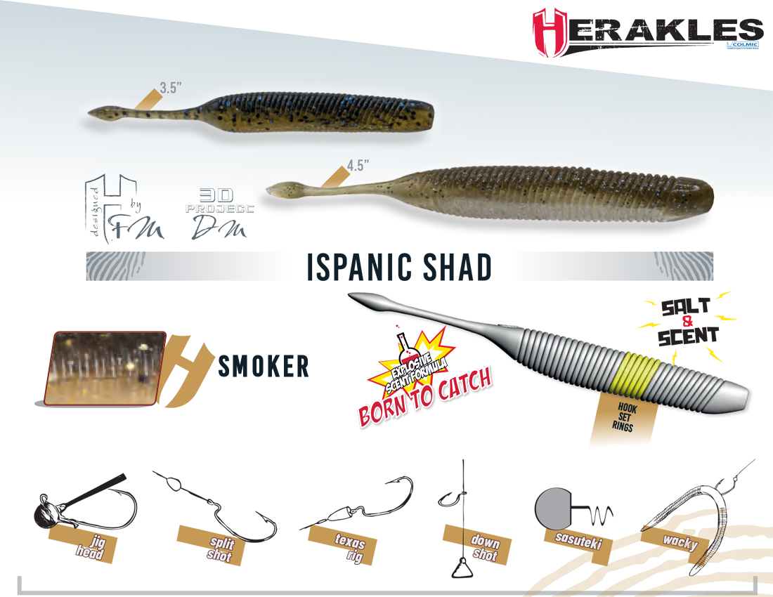 SHAD ISPANIC 4.5 11.4cm Smoker