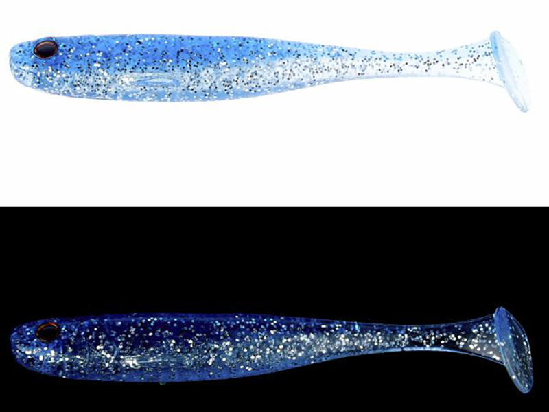 SHAD MAJOR CRAFT STABI SHAD SLIM 3.5 8.9cm #002 Blue Silver
