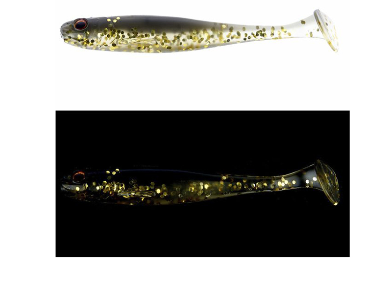 SHAD MAJOR CRAFT STABI SHAD SLIM 3.5 8.9cm #004 Black Gold