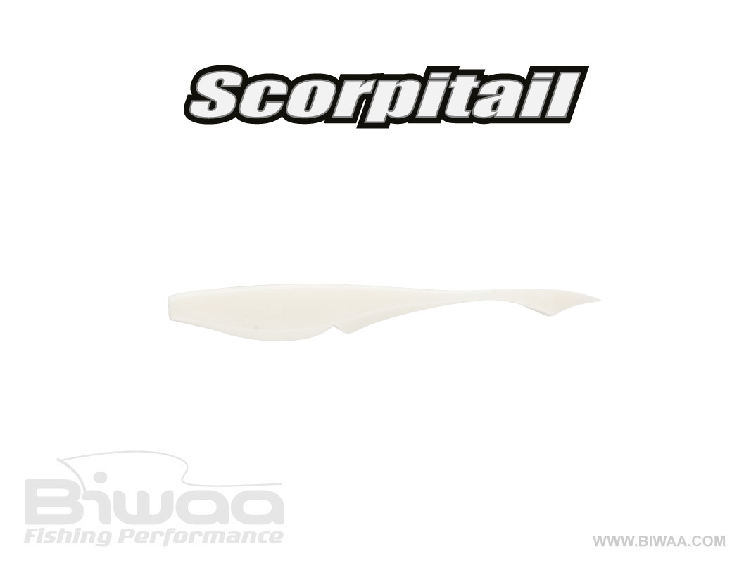 SHAD SCORPITAIL 4 10cm 08 Pearl White