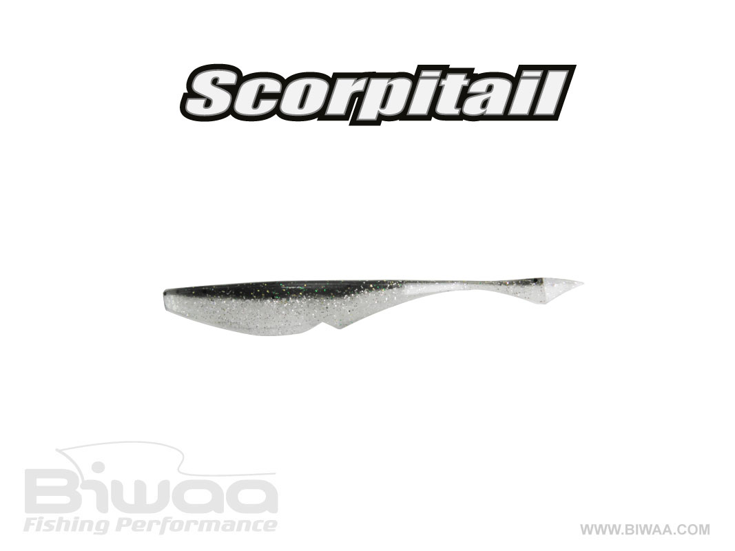 SHAD SCORPITAIL 4 10cm 101 Silver Minnow