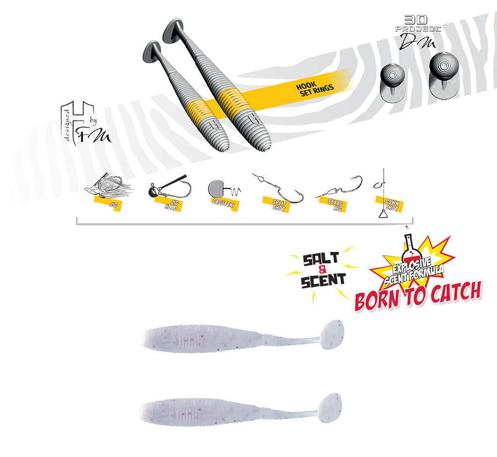SHAD SHAD-OW70 2.75 7.0cm Hot Milk