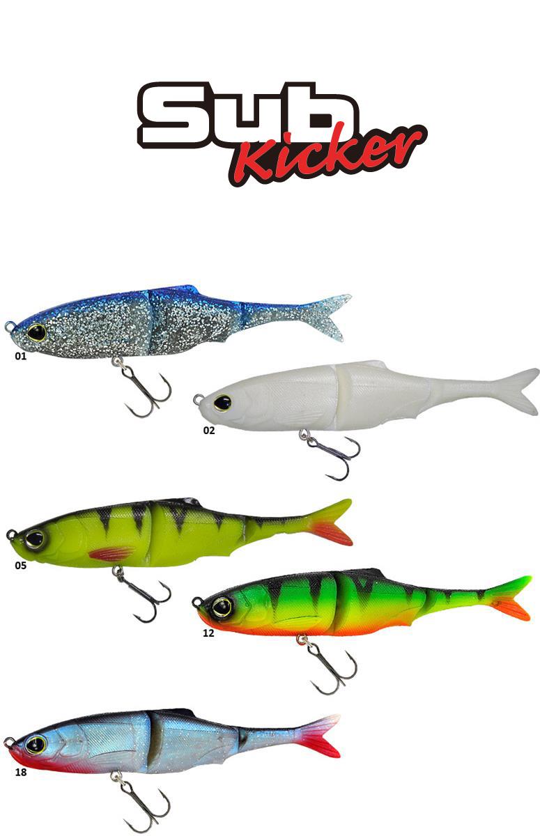 SHAD SUB KICKER 7 18cm 45gr 02 Pearl White