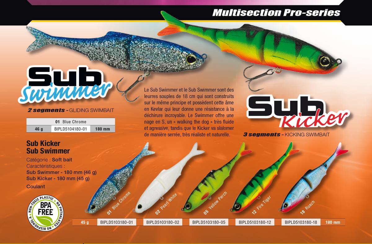 SHAD SUB SWIMMER 7 18cm 46gr 05 Yellow Perch