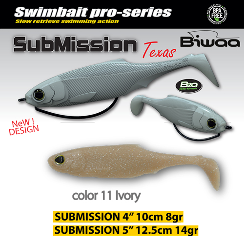 SHAD SUBMISSION 5 13cm 11 Ivory