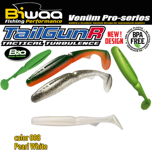 SHAD TAILGUNR SWIMBAIT 2.5 6.5cm 008 Pearl White