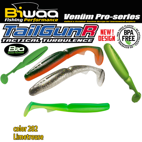 SHAD TAILGUNR SWIMBAIT 3.5 9cm 202 Limetreuse