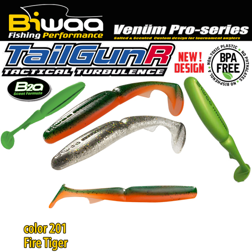 SHAD TAILGUNR SWIMBAIT 4.5 11.5cm 201 Fire Tiger