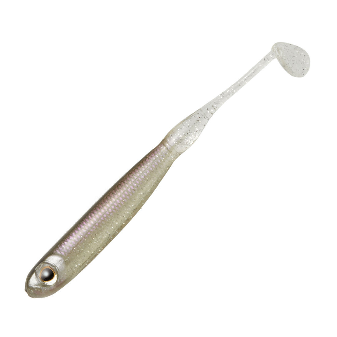SHAD TIEMCO PDL SUPER SHAD TAIL ECO 3 7.6cm Culoare 01 Crystal Smelt