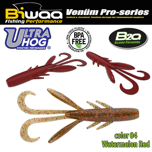 SHAD ULTRA HOG 3 7.5cm 04 Watermelon Red