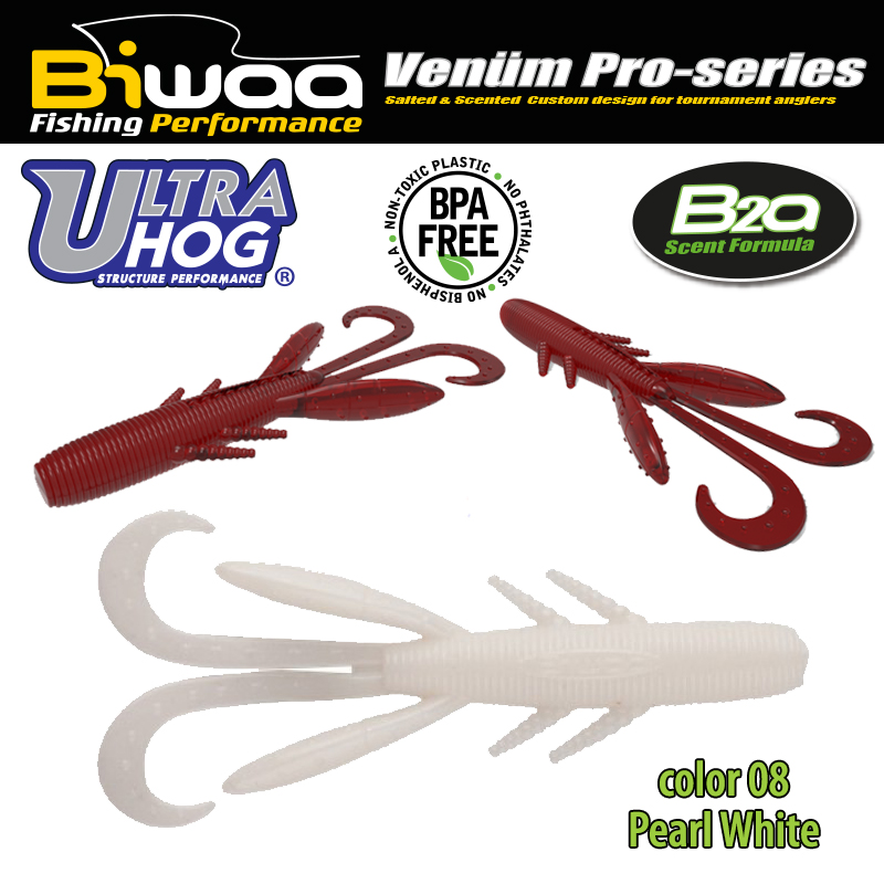 SHAD ULTRA HOG 3 7.5cm 08 Pearl White