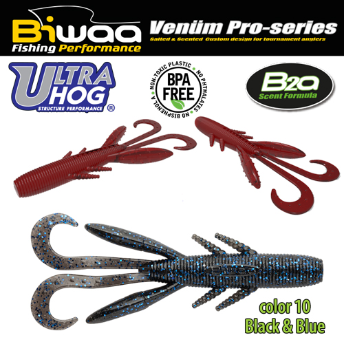 SHAD ULTRA HOG 3 7.5cm 10 Black & Blue