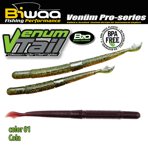 SHAD VENUM TAIL 4 10cm 01 Cola