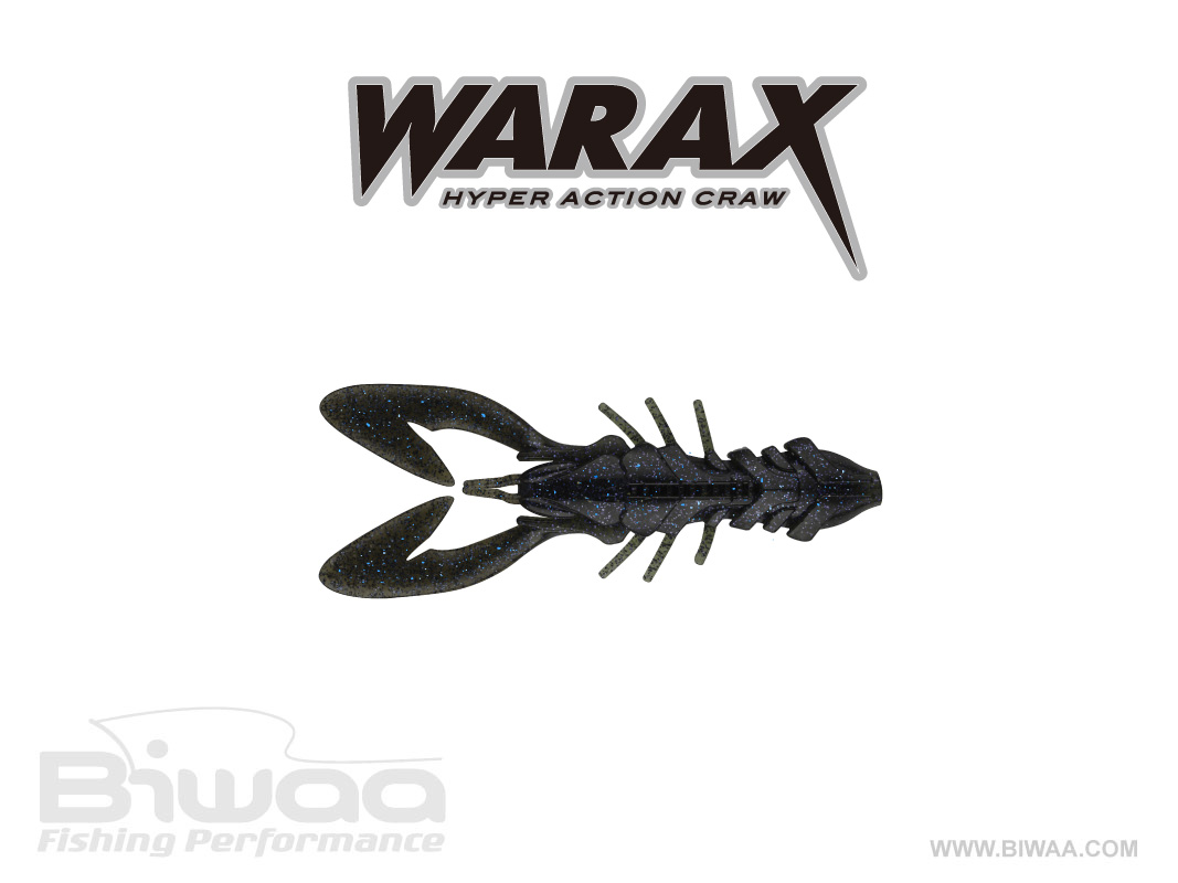 SHAD WARAX 3 7.5cm 10 Black & Blue