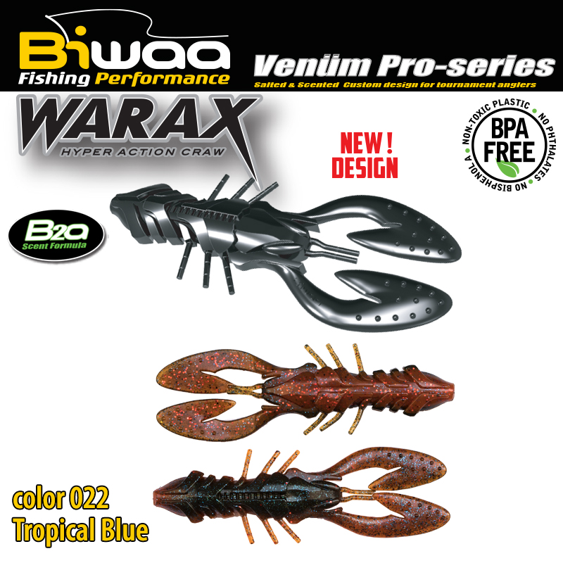 SHAD WARAX 4 10cm 022 Tropical Blue