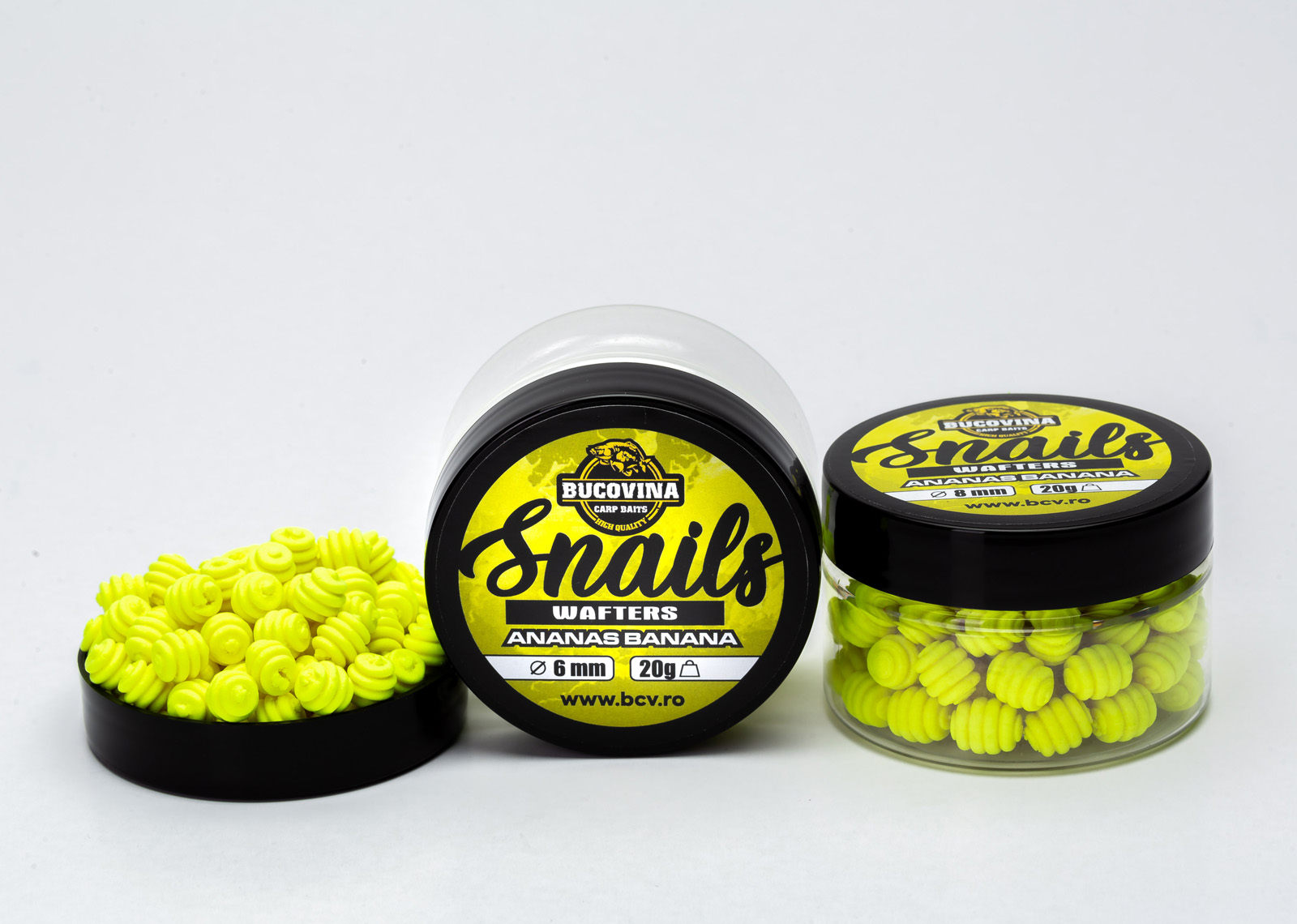 Snails Wafters Bucovina Baits ananas-banana 6mm 20gr