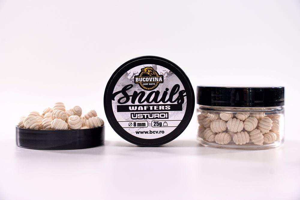 Snails Wafters Bucovina Baits usturoi 8mm 25gr